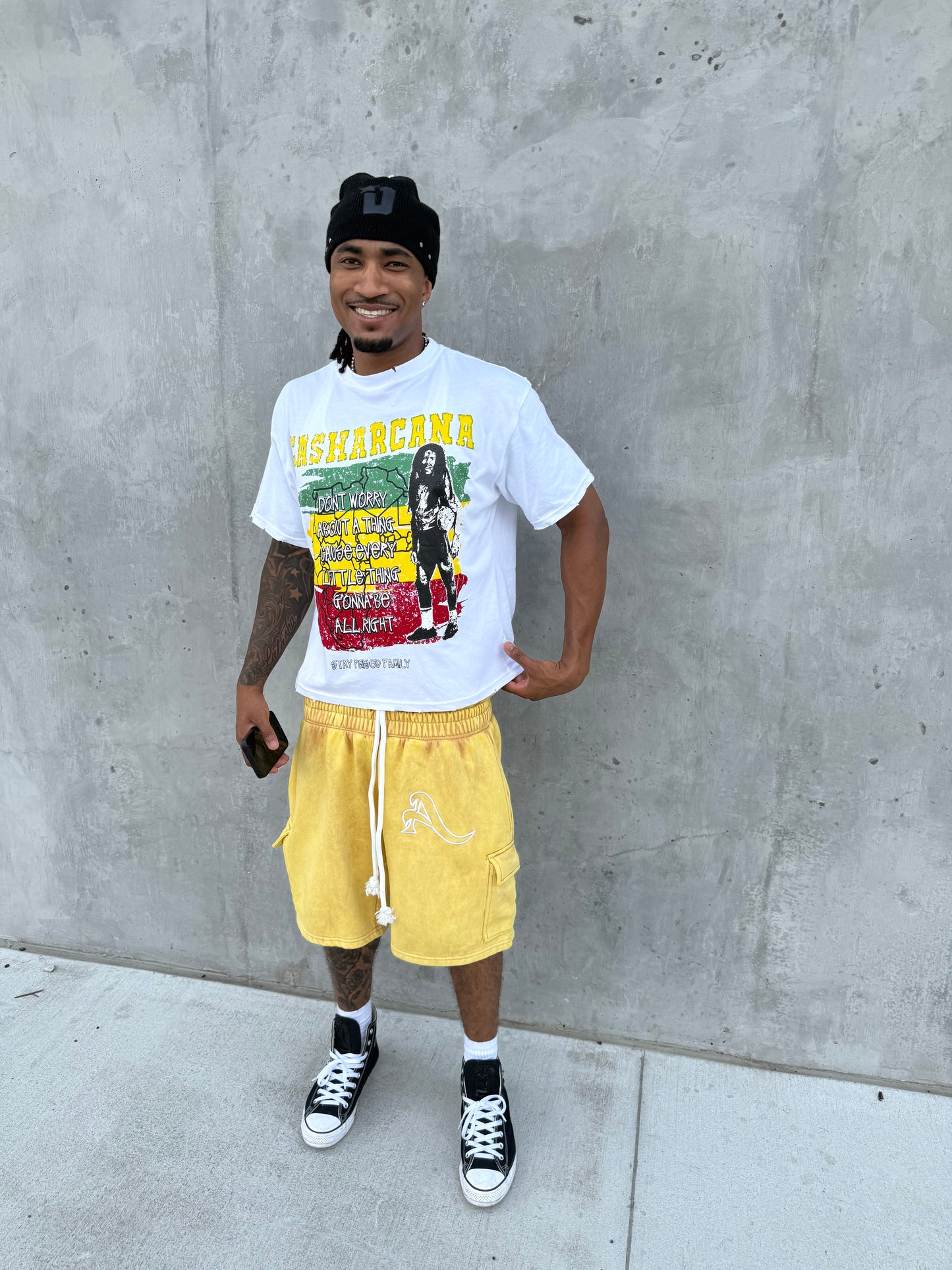 Double Waist “Dijon” Cargo Shorts