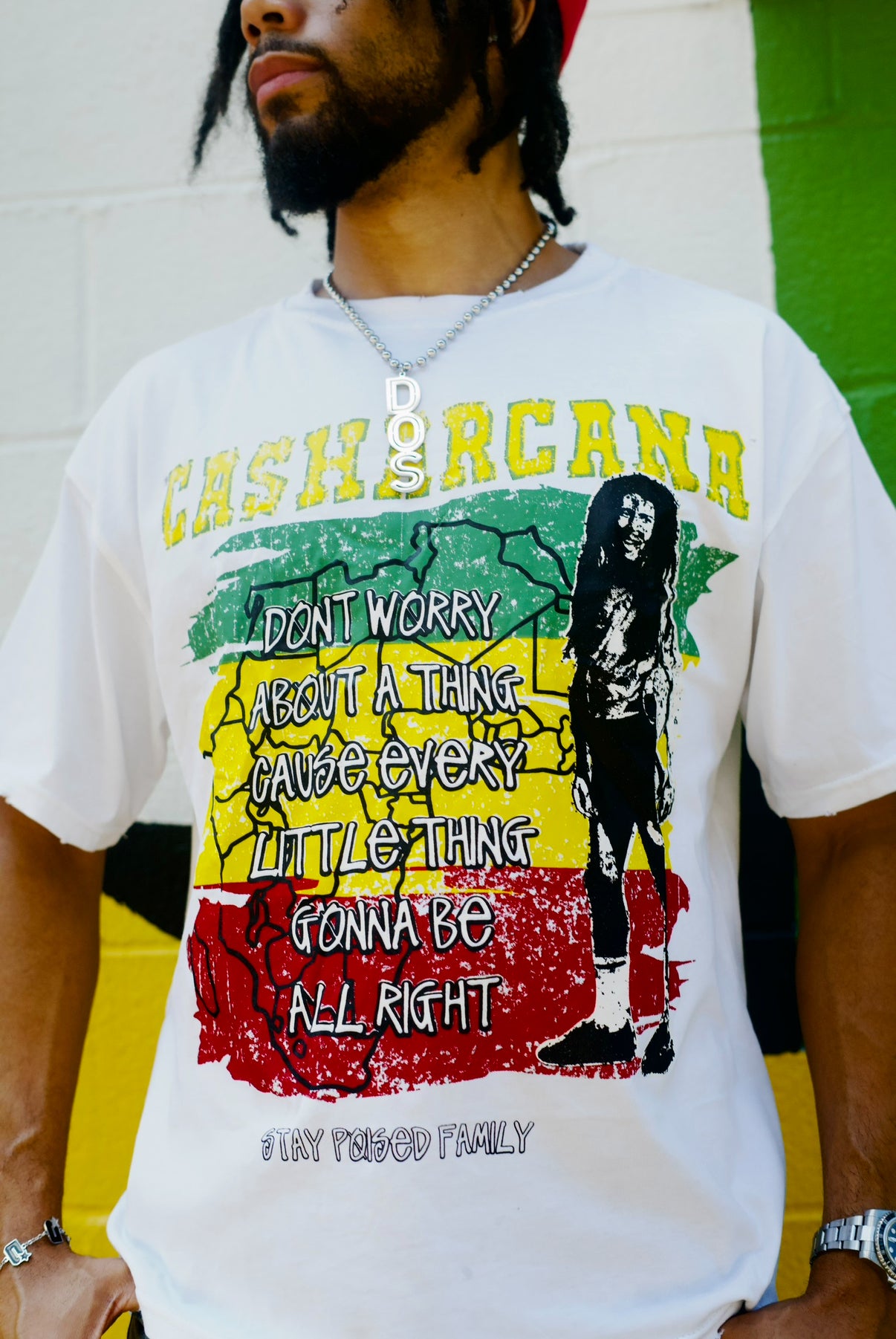“Poised Marley” Distressed Tee