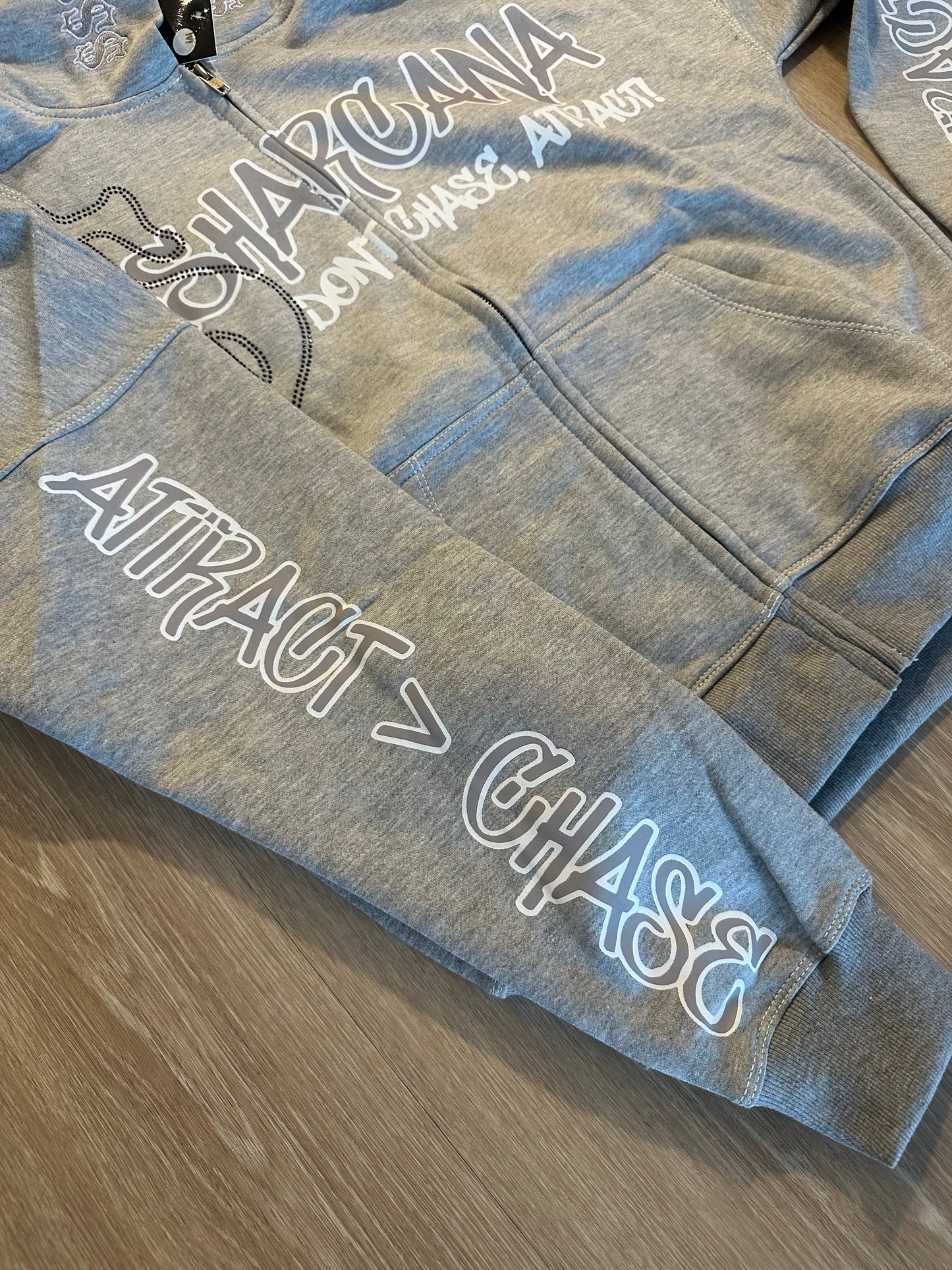 ‘CONCRETE’ Zip Up