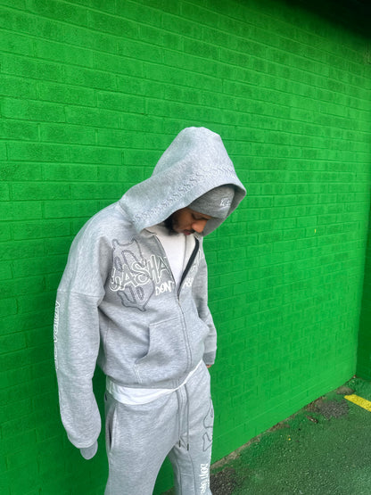 ‘CONCRETE’ Zip Up