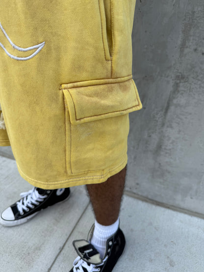 Double Waist “Dijon” Cargo Shorts